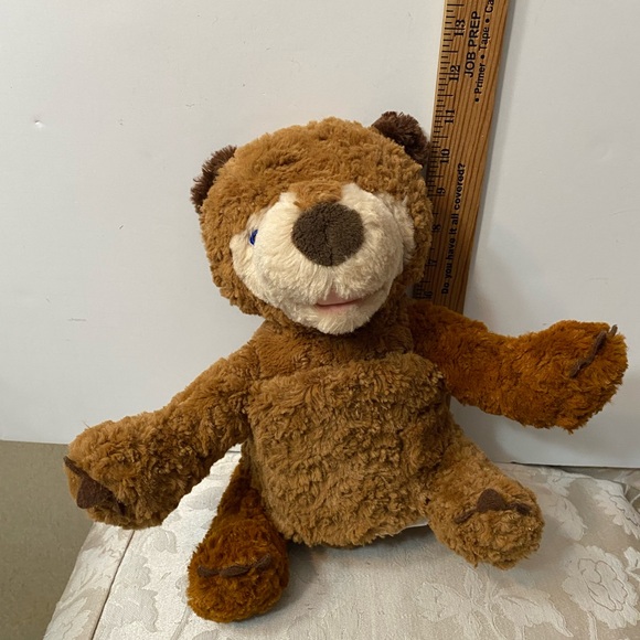 Zoobies Brown Bear Plush 11" With Cloth Book Eric Carle Stuffed Animal Toy - Picture 13 of 15